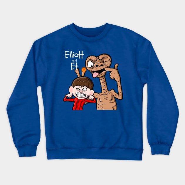 Elliott & Et Crewneck Sweatshirt by MarianoSan